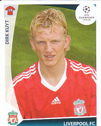 Dirk Kuyt Liverpool samolepka UEFA Champions League 2009/10 #292